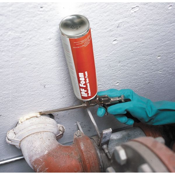Pest Control Spray Foam Sealant, 24 oz, Aerosol Can, Yellow, 1 Component