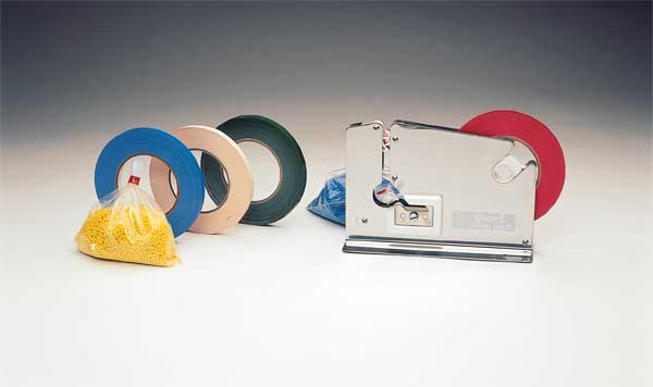 Bag Sealing Tape, PVC, Green, 3/8In x 180Yd