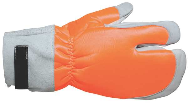 Coated Gloves, Orange, L, PR