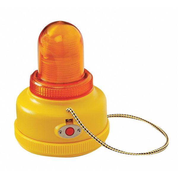 Low Profile Warning Light, LED, Red, 24VDC