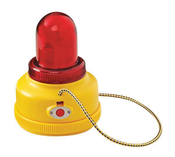 Hazardous Warning Light, LED, Red, 24VAC/DC