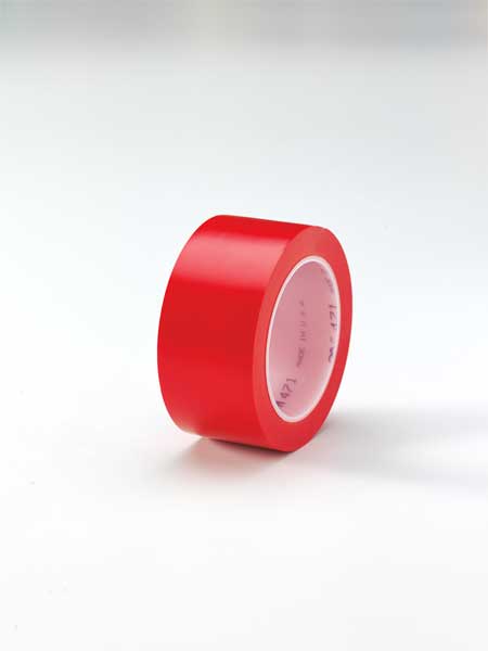Marking Tape, 2In W, 108 ft. L, Red