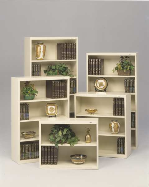 2-Shelf Bookcase, All Welded Steel 30