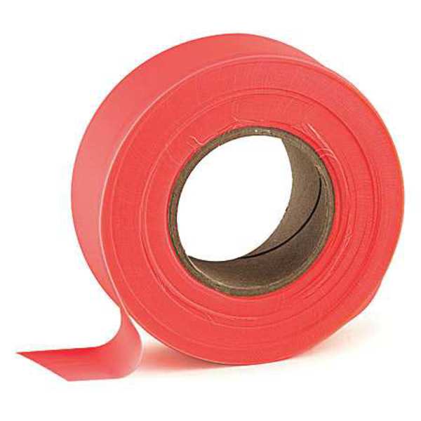 Taffeta Flagging Tape, Red Glo, 150 ft