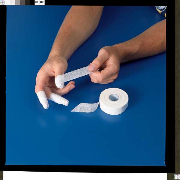 Safety Tape, White, 3/4 x 30 yd. L, PK16