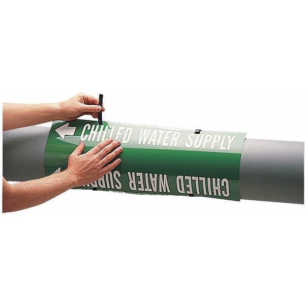 Pipe Markr, Hydraulic Fluid, 3/4to1-3/8 In