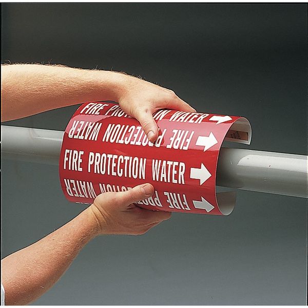 Pipe Markr, Hydraulic Fluid, 3/4to1-3/8 In