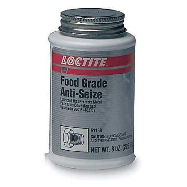 Food Grade Anti-Seize, H1 Food Grade, 8 oz Brush-Top Can, LB 8014