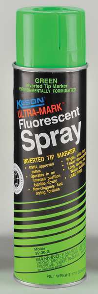 Inverted Marking Paint, 20 oz., Green, Water -Based