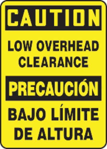 Spanish-Bilingual Caution Sign, 14