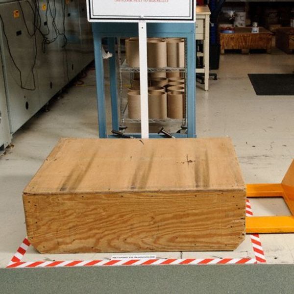 Floor Marking Tape, Roll, 3In W, 100 ft. L