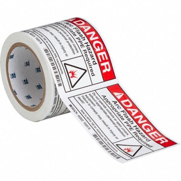 Arc Flash Protection Label, PK100, 52023