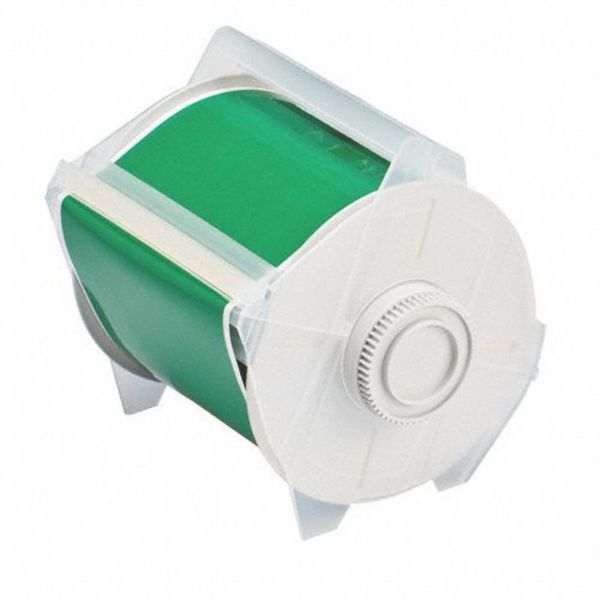 Label Tape Cartridge, Green, Labels/Roll: Continuous
