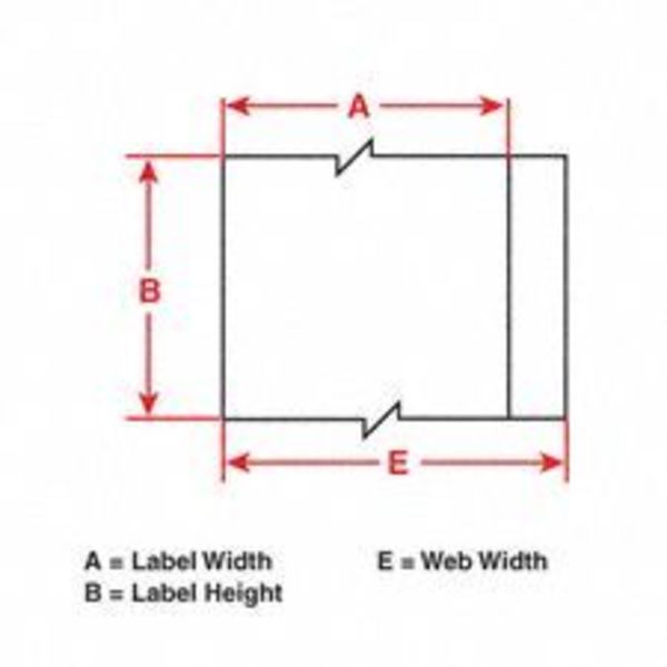 All Weather Permanent Adhesive Vinyl Label Tape, 3/8 in W x 21 ft L, White on Green