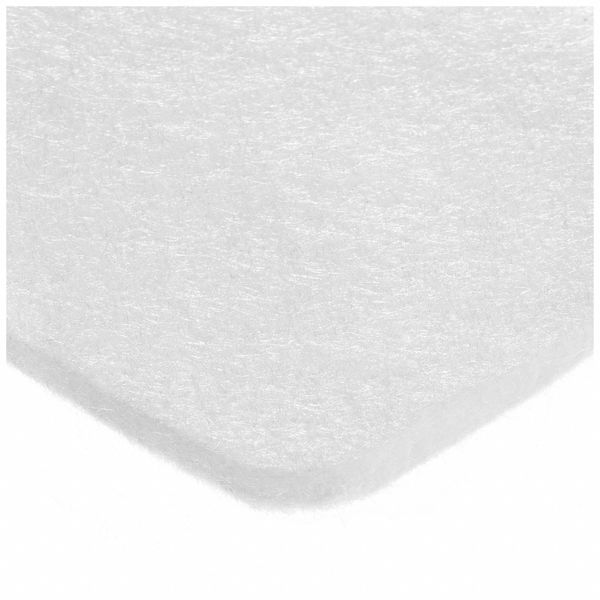 Polyester Filter Felt, Shape Roll, 50 ft L