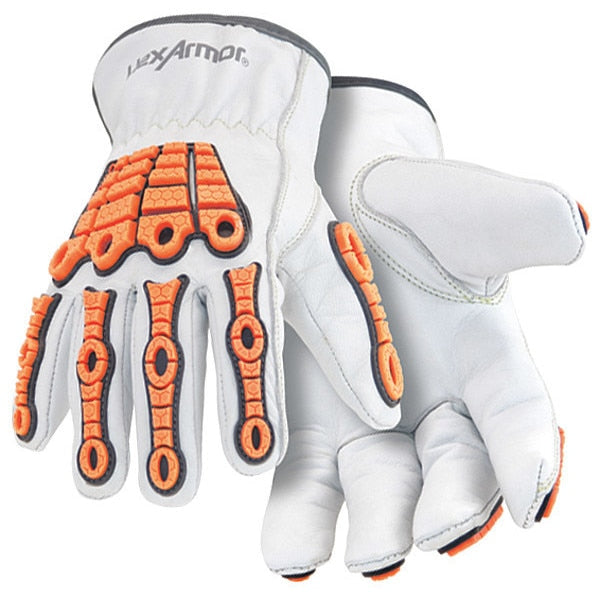 Cut Resistant Impact Gloves, A5 Cut Level, Uncoated, S, 1 PR