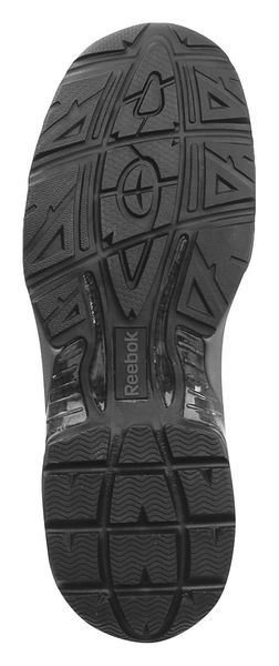 Athletic Style Work Shoes, Black, 11W, PR