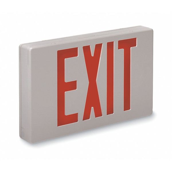 Exit Sign, 1.7W, Red, 2 Faces