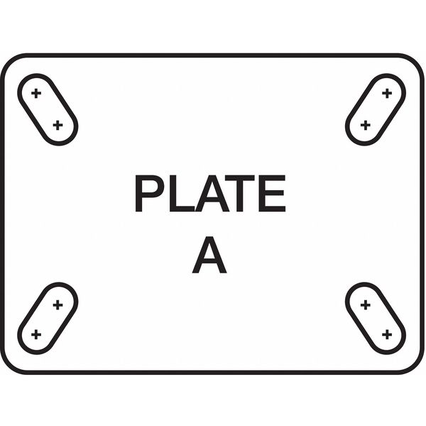 Swivel Plate Caster, Therm Rubber, 2 in., 110 lb.