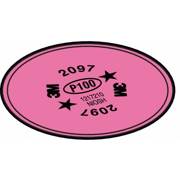 Filter, Bayonet, P100, Nuisance Level AG, Magenta, 2 PK, NIOSH