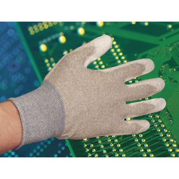 Antistatic Gloves, Gray, L, PR