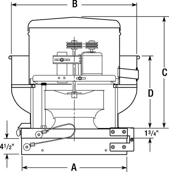 Upblast Less Drive Package, 18-1/2 In