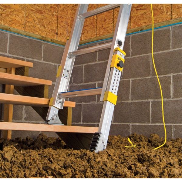 Aluminum Extension Ladder, 250 lb Load Capacity