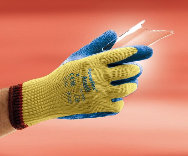 Cut Resistant Coated Gloves, A2 Cut Level, Natural Rubber Latex, XL, 1 PR