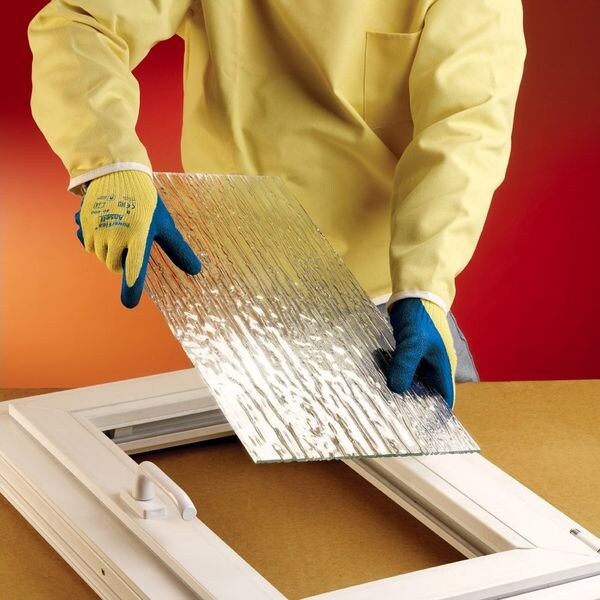 Cut Resistant Coated Gloves, A2 Cut Level, Natural Rubber Latex, L, 1 PR