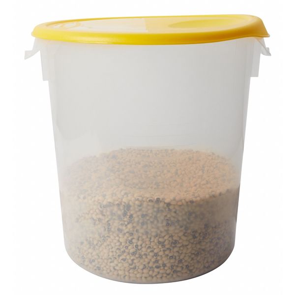 Round Storage Container, 22 qt