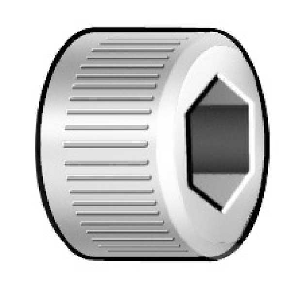#4-40 Socket Head Cap Screw, Plain 18-8 Stainless Steel, 3/4 in Length