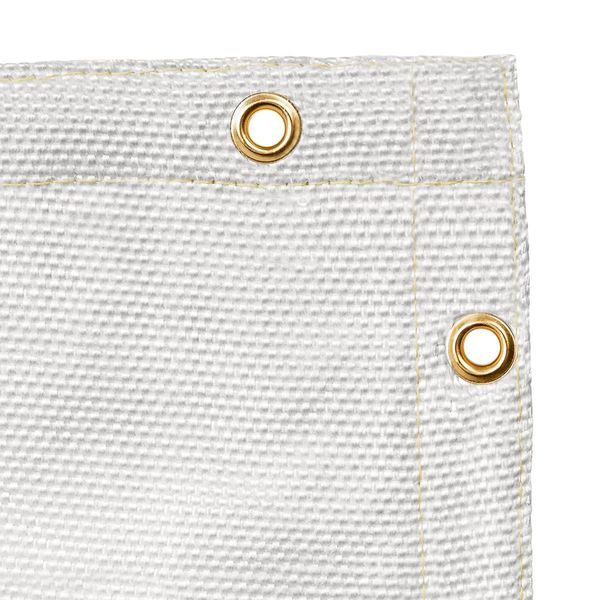 Welding Blanket, 8 ft. W, 6 ft., White