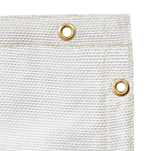 Welding Blanket, 6 ft. W, 6 ft., White
