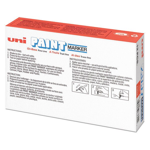 Permanent Paint Marker, Medium Tip, Red Color Family, Paint