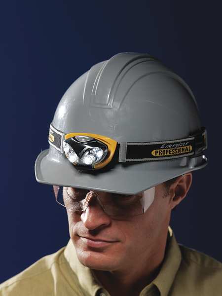 Black No Led Industrial Handheld Flashlight, AA, 300 lm