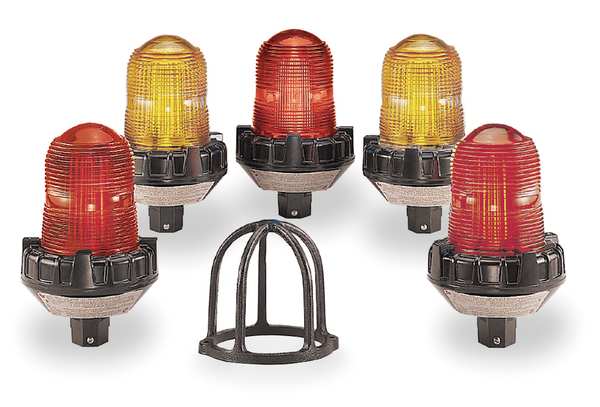 Hazardous Location Warning Light, LED, Red