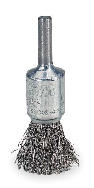 Crimped Wire End Wire Brush, Carbon Steel