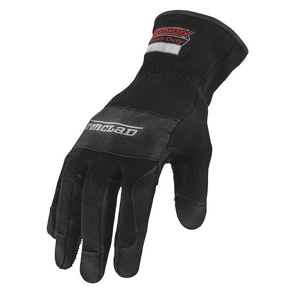 2XL Black Gauntlet Cuff Heat Resistant Gloves