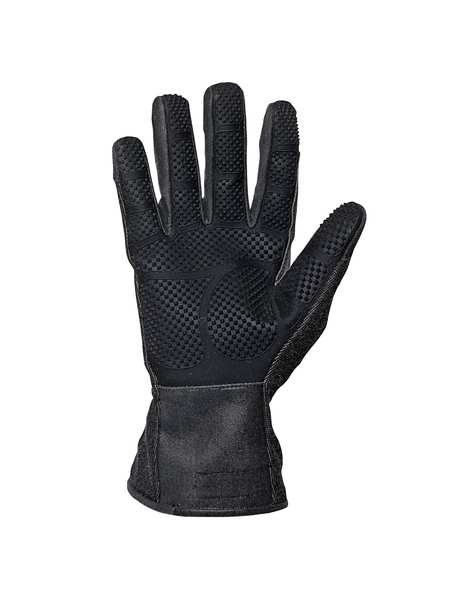 Medium Black Gauntlet Cuff Heat Resistant Gloves