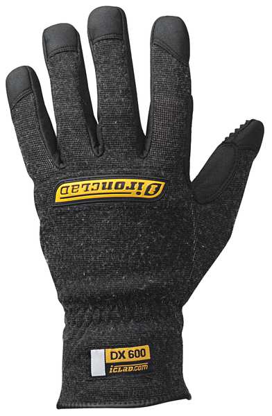 Medium Black Gauntlet Cuff Heat Resistant Gloves