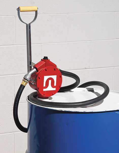 Fuel Transfer Piston Hand Pump with Hose and Nozzle Spout