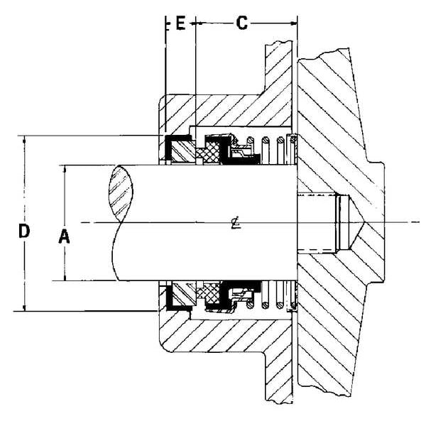 Seal, Pump Shaft, 5/8 In