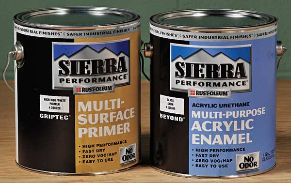 Interior/Exterior Paint, Glossy, Water Base, White, 1 gal