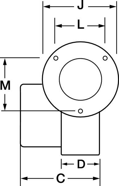 Round OEM Blower, 3300 RPM, 1 Phase, Direct, Rolled Steel