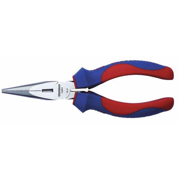 6 3/8 in Needle Nose Plier, Side Cutter Ergonomic Handle