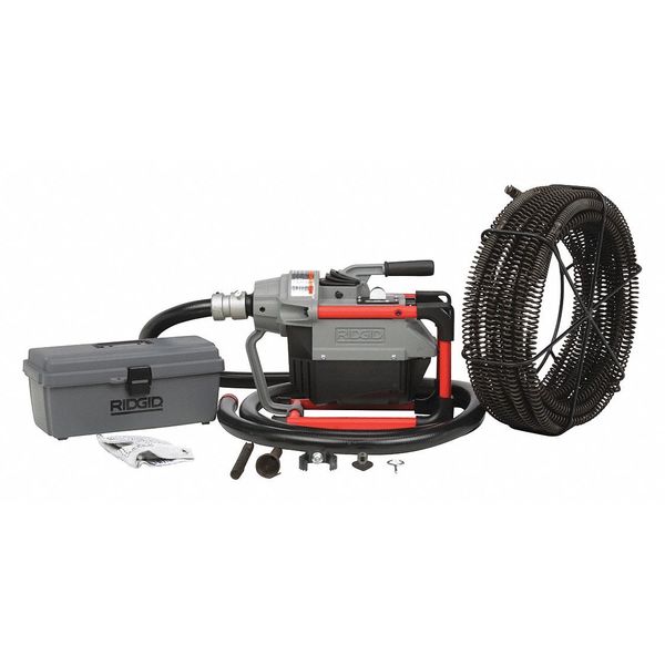 150 ft Corded Drain Cleaning Machine, 115V AC