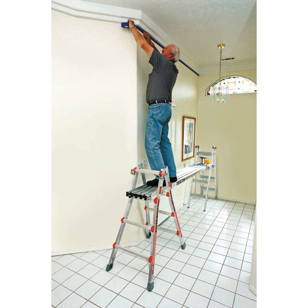 Multipurpose Ladder, 17 ft., IAA, Aluminum