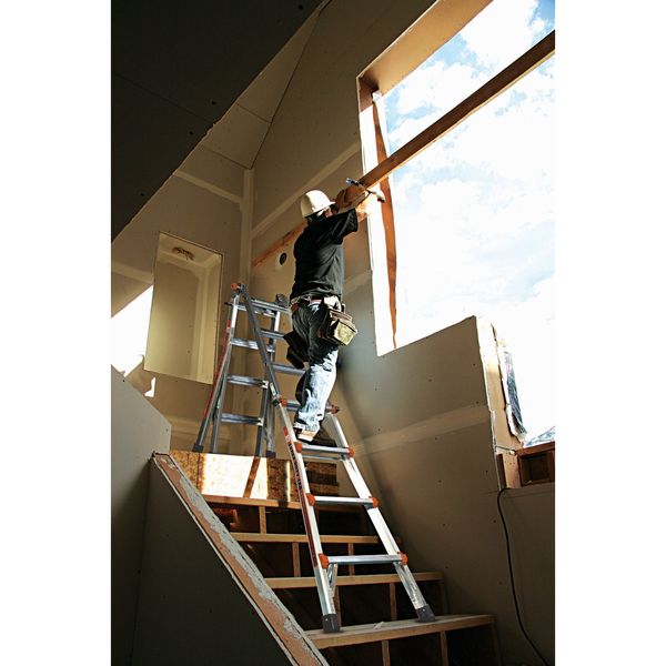 Multipurpose Ladder, 22 ft., IAA, Aluminum