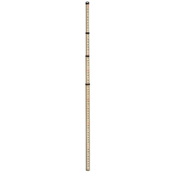 Leveling Rod w/Bag, Aluminum, 13 Ft