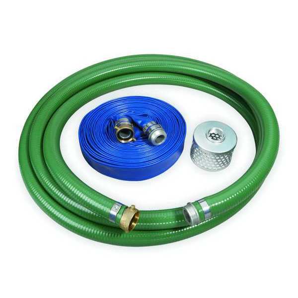 Pump Hose Kit, 1 1/2 In ID, With Strainer